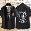 Camisa Casual Attack on Titan