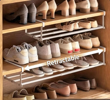 Sapateira Organizadora Ajustável de 2 Níveis – Economiza Espaço para Armários e Guarda-Roupas