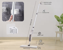 Mop Spray com Reservatório e Refil de Microfibra Reutilizável – Esfregão Giratório para Limpeza de Pisos