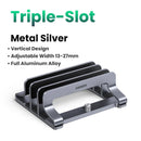 Suporte Vertical UGREEN em Alumínio Premium com 3 Slots para Notebook, MacBook, Tablet, iPad e Smartphone