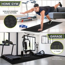Kit com 6 ou 12 Tapetes Modulares EVA – Piso Antiderrapante para Academia, Home Gym e Fitness