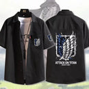 Camisa Casual Attack on Titan