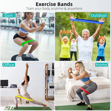 Kit Faixas Elásticas de Resistência TPE – Bandas Fitness para Musculação, Yoga, Pilates e Treinos Funcionais
