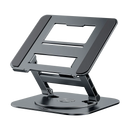 Suporte para Notebook 360° Giratório em Alumínio – Base Ajustável para Laptops de 9,7 a 17,3 Polegadas