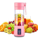 Mini Liquidificador Portatil Mixer Juice Garrafa Shake 6 Laminas + Cabo USB