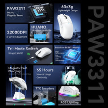 Attack Shark X11  Mouse Three Mode 2.4G PAW3311