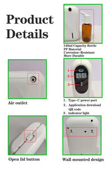 Difusor de Aromas Inteligente Bluetooth 140ml – Controle por App e Cobertura de até 200m³
