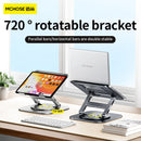Suporte para Notebook 360° Giratório em Alumínio – Base Ajustável para Laptops de 9,7 a 17,3 Polegadas