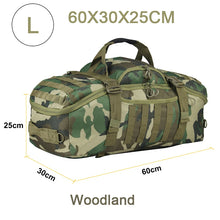 Bolsa Tática Esportiva Molle 25L/45L/80L – Bolsa de Viagem, Academia, Camping e Trekking