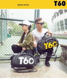 Bolsa de Academia Impermeável Rilibegan em Nylon – Bolsa Fitness para Homens e Mulheres