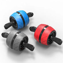 Roda Abdominal Ab Roller com Sistema de Rebound e Tapete para Joelhos – Treino de Abdômen