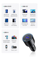 Carregador Veicular UGREEN 130W USB-C Fast Charging PD 3.0