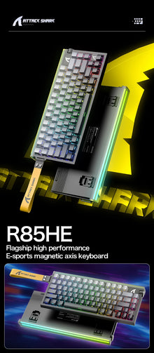 Teclado Gamer Magnético Attack Shark R85 HE