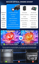 Projetor ThundeaL TDA7W Smart Android 13 Full HD 1080P