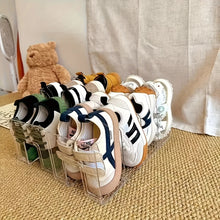 Organizador de Sapatos Empilhável Transparente – Suporte para Calçados com Economia de Espaço