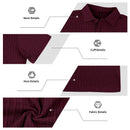 Camisa Polo Masculina Jacquard Slim Casual