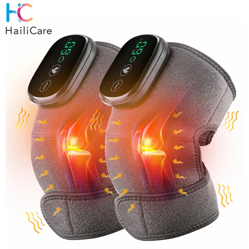 Massageador Térmico para Joelho sem Fio – Aquecimento, Vibração e Alívio Muscular para Pernas e Articulações