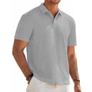 Camisa Polo Masculina Jacquard Slim Casual