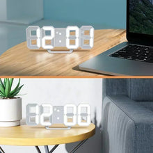 Relógio Digital LED de Mesa e Parede – Despertador com Calendário para Quarto e Sala