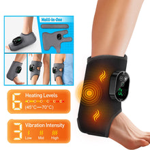 Massageador Térmico para Punho e Tornozelo sem Fio – 5 Níveis de Aquecimento e 3 Modos de Vibração