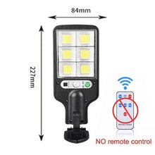Refletor Solar LED Externo 200 COB com Sensor de Movimento – Luminária IP65 para Jardim, Quintal e Garagem