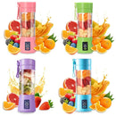 Mini Liquidificador Portatil Mixer Juice Garrafa Shake 6 Laminas + Cabo USB