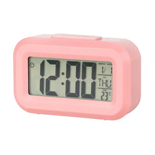 Relógio Despertador Digital LED com Calendário, Luz de Fundo e Display Multifuncional