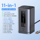 HUB USB-C BASEUS 11 em 1 – Dock Station com HDMI, DisplayPort, RJ45 e PD 100W