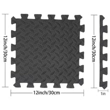 Kit com 16 Tapetes Modulares EVA 30x30cm – Piso Antiderrapante para Academia, Yoga e Home Gym