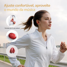 Fone Bluetooth QCY T33S Crossky C30S Open Ear – LDAC, Hi-Res Audio, Bluetooth 6.0 e Até 40 Horas