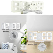 Relógio Digital LED de Mesa e Parede – Despertador com Calendário para Quarto e Sala