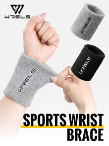 Munhequeira Esportiva Atoalhada WRELS – Absorvente de Suor para Academia, Tênis, Basquete e Corrida