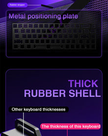 Teclado Magnético Gamer AULA WIN60 – Rapid Trigger, 8000Hz, RGB, Hot Swap e Layout 60%