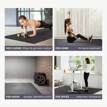 Kit com 16 Tapetes Modulares EVA 30x30cm – Piso Antiderrapante para Academia, Yoga e Home Gym