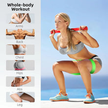 Kit Faixas Elásticas de Resistência TPE – Bandas Fitness para Musculação, Yoga, Pilates e Treinos Funcionais