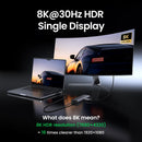 UGREEN Hub USB-C 10 em 1 com Duplo HDMI 8K/4K, RJ45 Gigabit, USB 3.0 e PD 100W