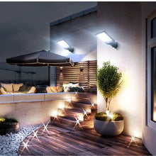 Refletor Solar LED Externo 200 COB com Sensor de Movimento – Luminária IP65 para Jardim, Quintal e Garagem