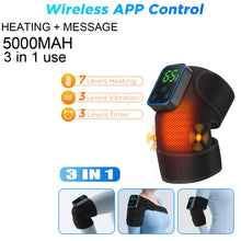 Massageador Térmico para Joelho sem Fio – Aquecimento, Vibração e Alívio Muscular para Pernas e Articulações