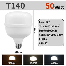 Lâmpada LED E27 Super Brilhante 50W 5000lm – Iluminação Residencial e Comercial Bivolt