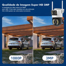 Mini Câmera Wi-Fi COIBEU 3MP Dupla Lente