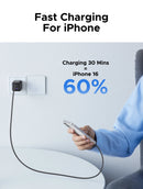UGREEN Carregador GaN Fast Charger USB-C 45W com PD 3.0 e QC 3.0