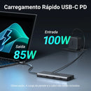 UGREEN Hub USB-C 10 em 1 com Duplo HDMI 8K/4K, RJ45 Gigabit, USB 3.0 e PD 100W
