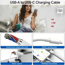 Carregador Xiaomi 100W / 90W Turbo Fast Charger USB-C + Cabo de Carregamento Rápido