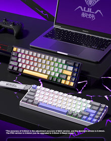 Teclado Magnético Gamer AULA WIN60 – Rapid Trigger, 8000Hz, RGB, Hot Swap e Layout 60%