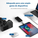Power Bank Coibeu 10000mAh 23W – Carregador Portátil com Display Digital e Cabos Integrados