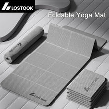Tapete de Yoga Dobrável TPE 4mm 183x61cm – Colchonete Antiderrapante para Yoga, Pilates e Exercícios
