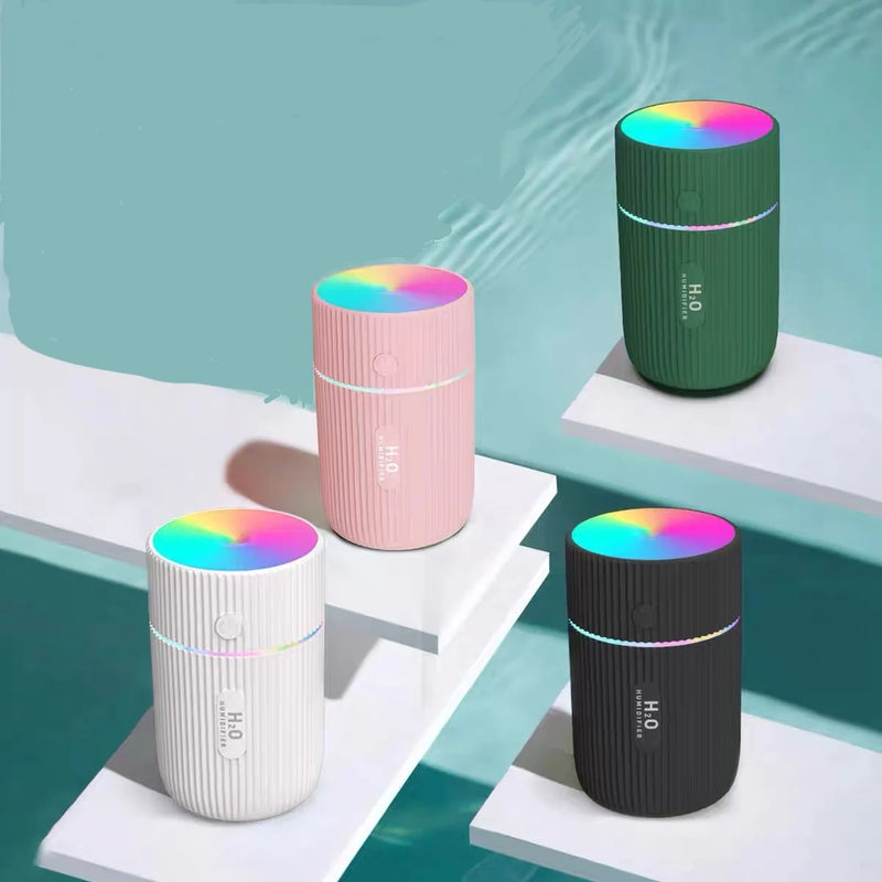 Mini Umidificador Ultrassônico Air 220ml com Aromaterapia LED